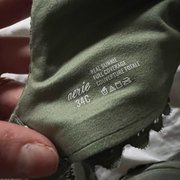 NWOT Aerie Real Sunnie Full Coverage Lightly Lined Blossom Lace Bra 34C - Picture 12 of 12